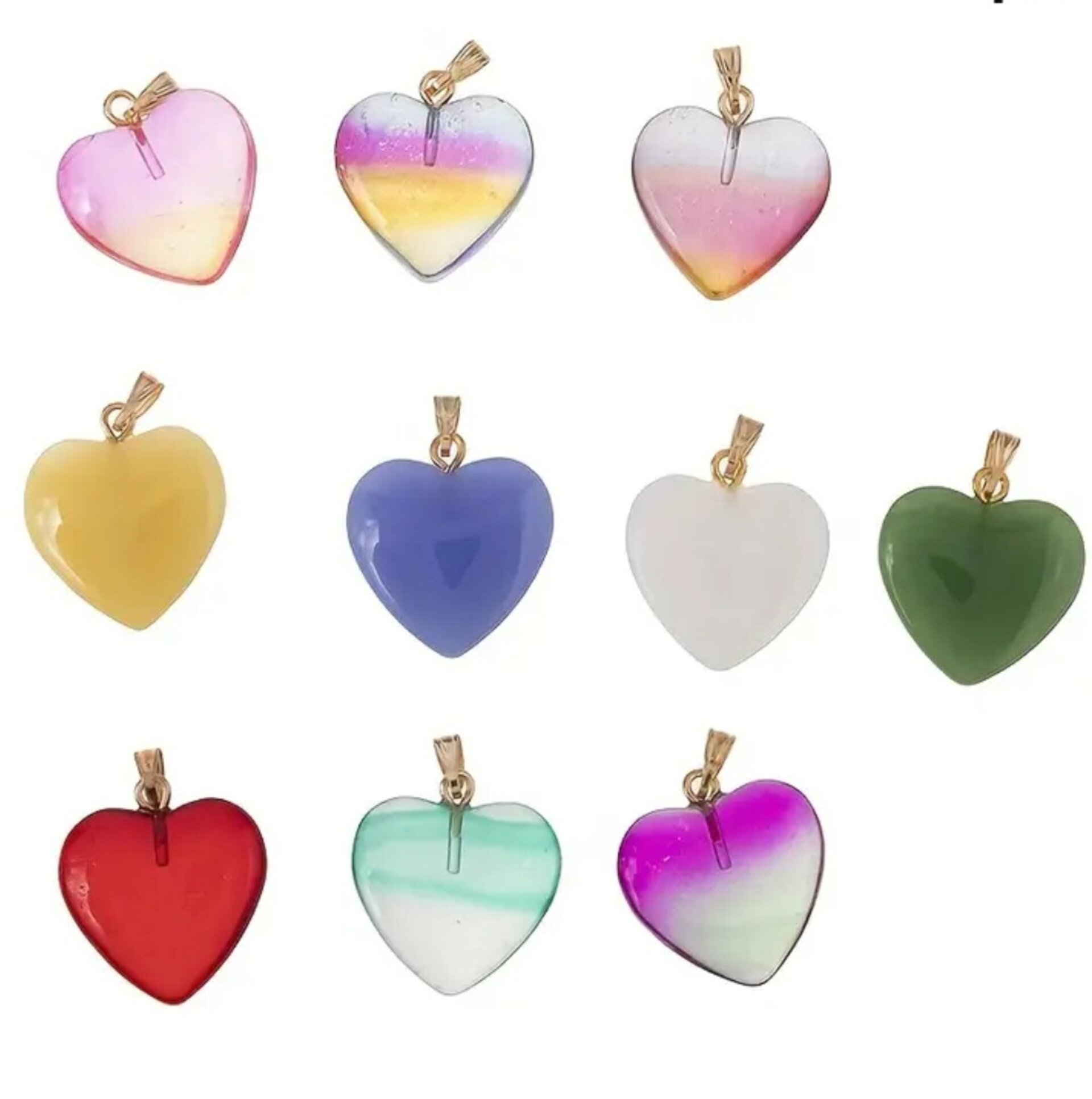 Colgantes De Corazones - 3