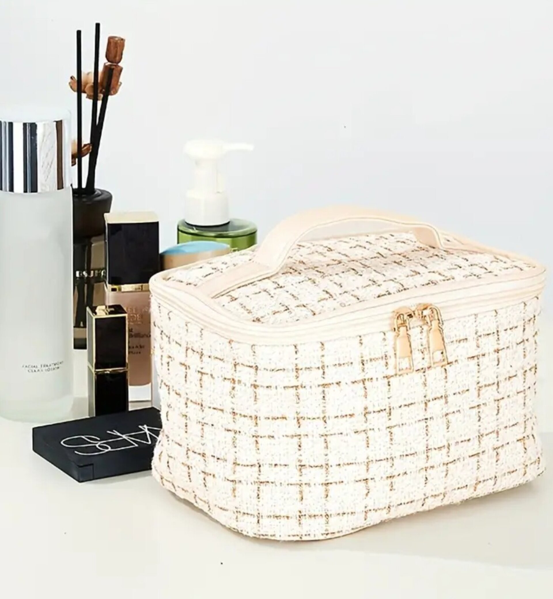 Bolsa De Cosmeticos Train Blanca - 2