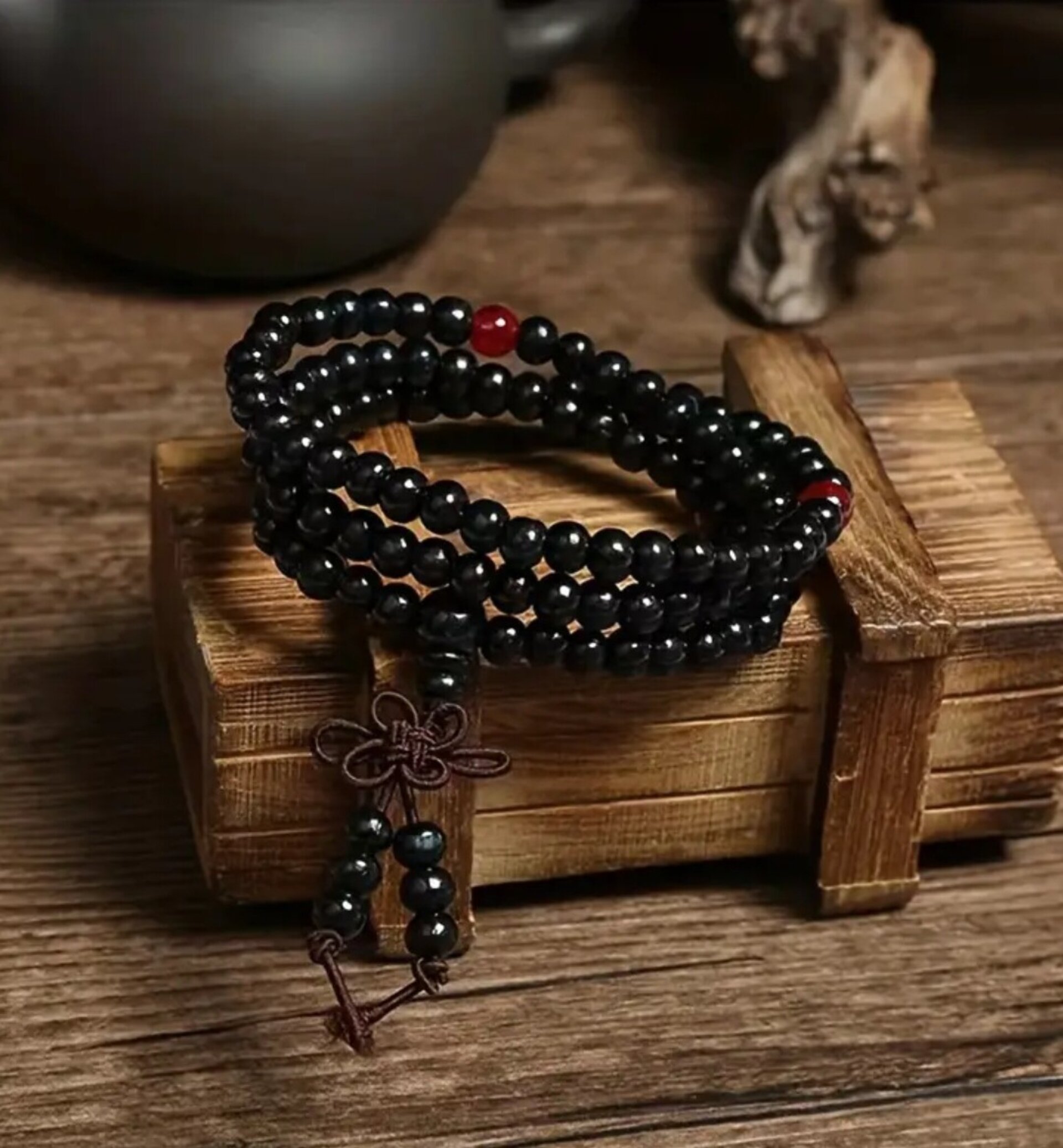 Pulsera Oración  Negra - 2