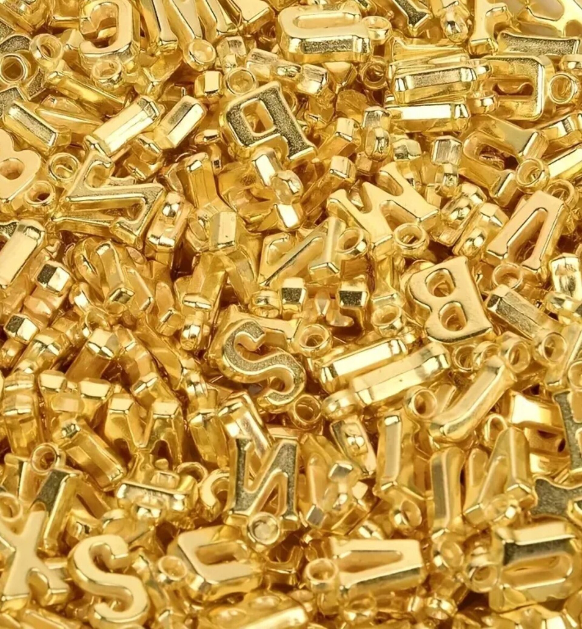 Colgante De Letra  Oro - 3