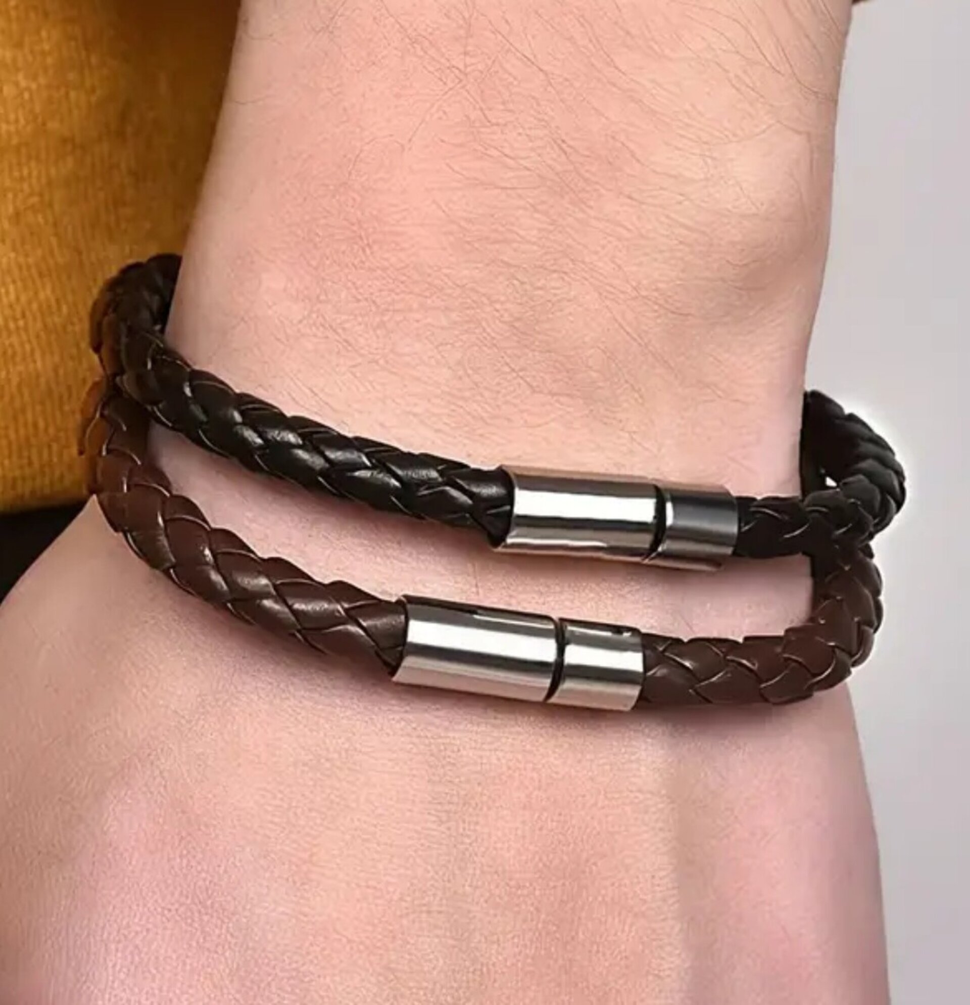 Pulseras Cuero Star - 4