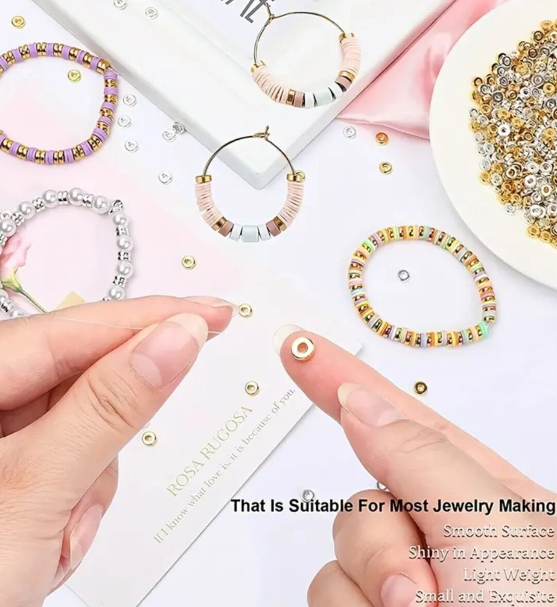 Conjunto 20 Aros 6mm Oro - 3