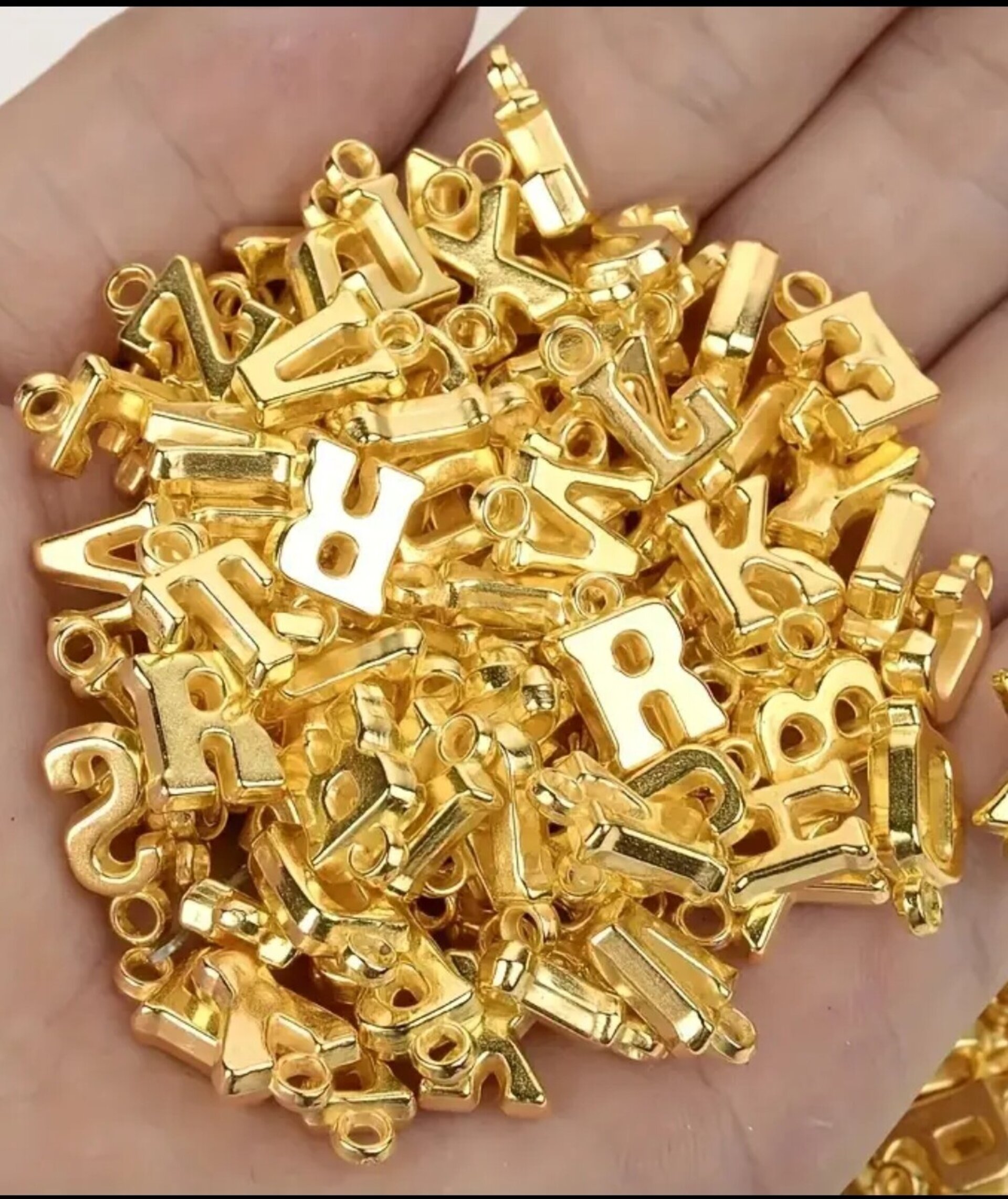 Colgante De Letra  Oro - 2