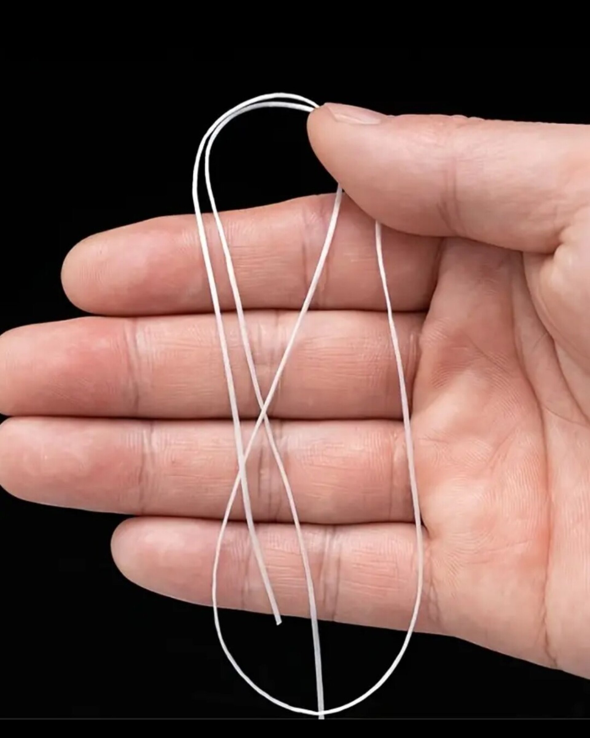 10 Metros Cuerda Elástica Negro 0,3 - 2