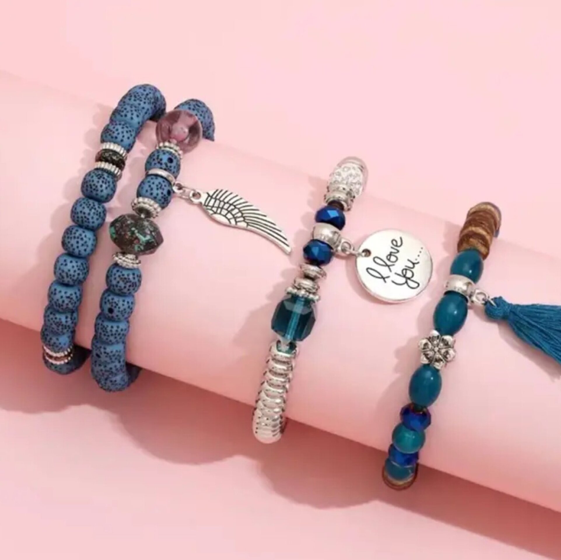 Pulseras Salvajes azul - 5