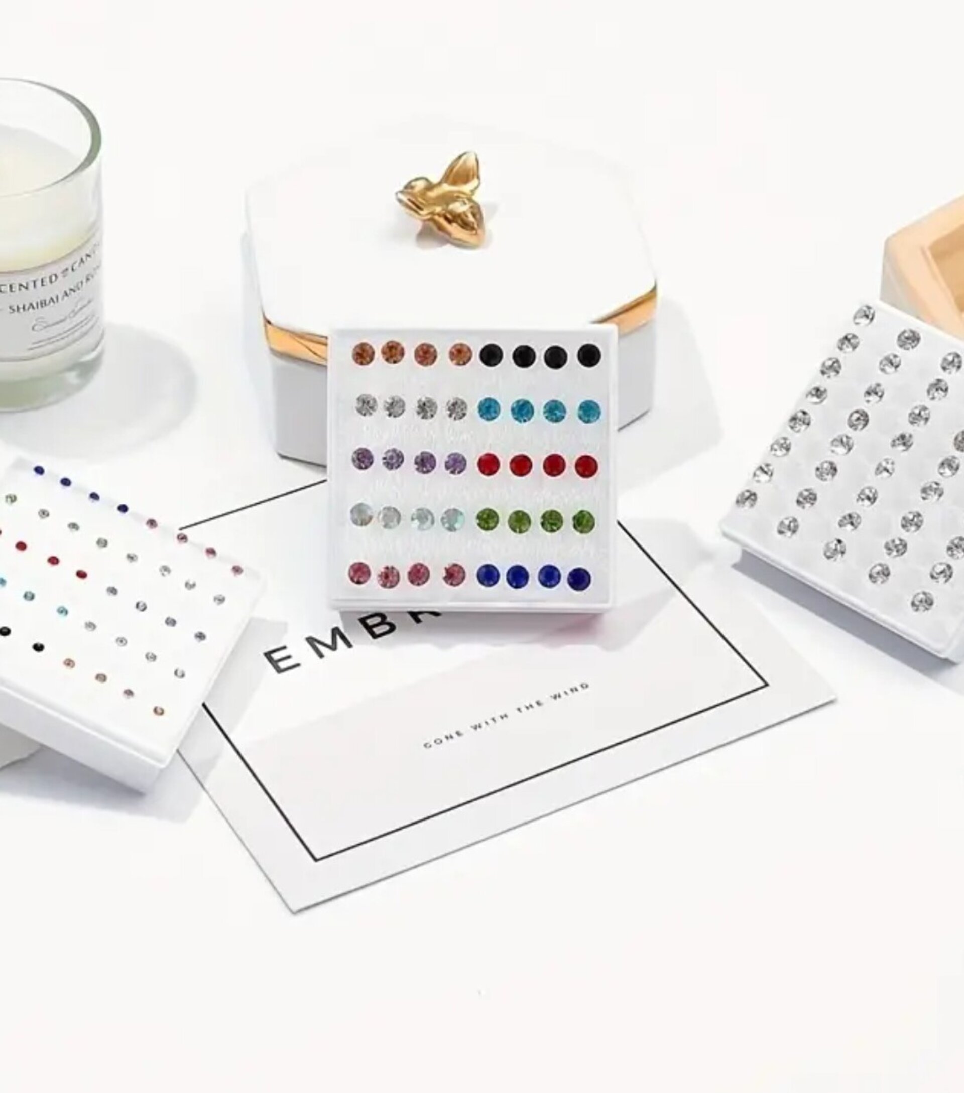 Pendientes Fashion Multicolor 5mm - 3